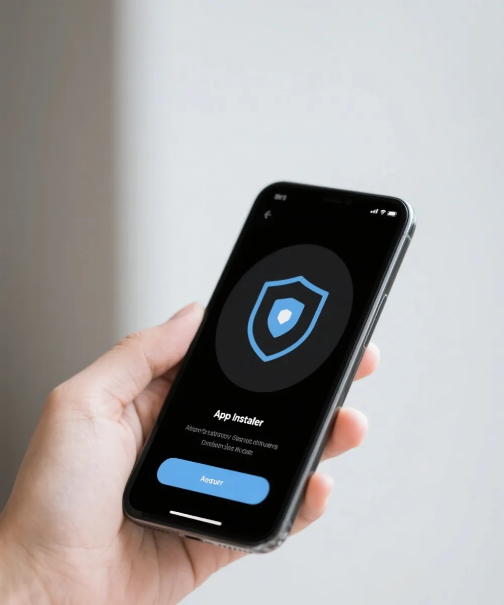 安全安装与登录指引示意图